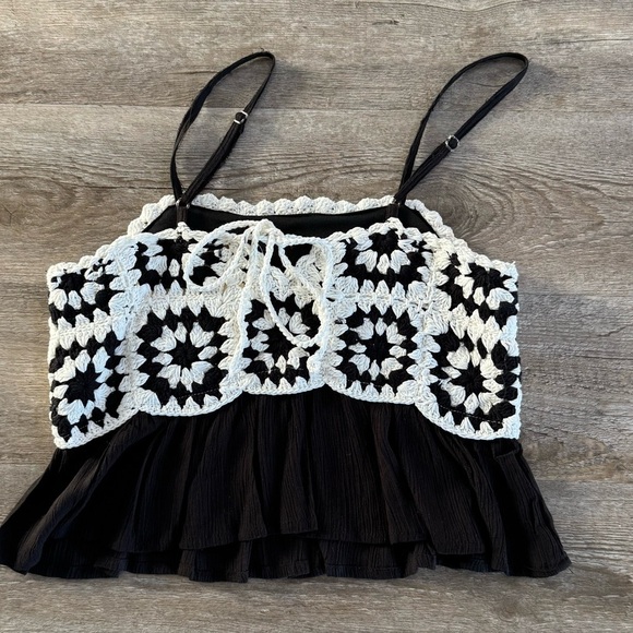 Rebellion Again Crocheted Tank Top - Picture 2 of 6